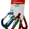 Equipment DMM Carabiners & Quickdraws | Dmm Walldo Wiregate Carabiner - 4 Pack Assorted Blue