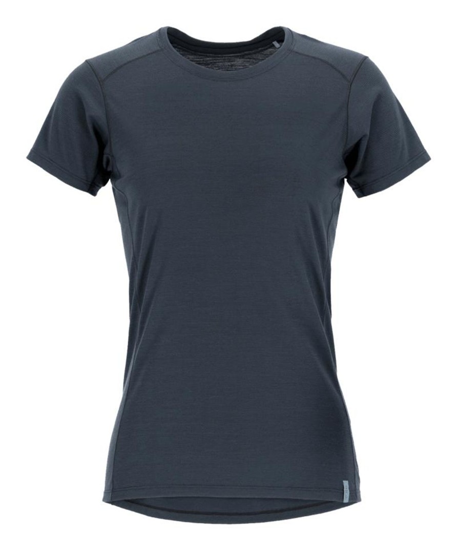 Clothing Rab T Shirts & Base Layers | Rab Womens Syncrino Base Tee - Beluga Grey