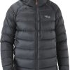 Clothing Rab Insulated Jackets | Rab Mens Axion Pro Jacket - Graphene Grey