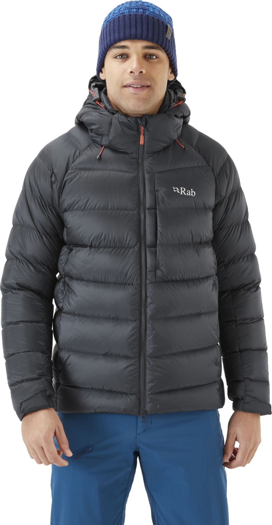 Clothing Rab Insulated Jackets | Rab Mens Axion Pro Jacket - Graphene Grey