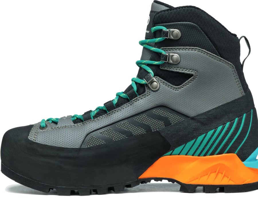 Footwear Scarpa Mountain Boots | Scarpa Womens Ribelle Lite Hd Boots - Iron Gray-Tropical Green Grey