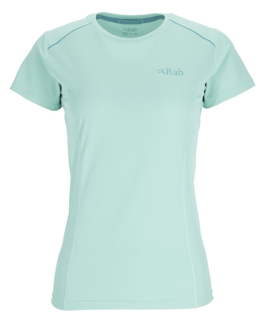 Clothing Rab T Shirts & Base Layers | Rab Womens Force Short Sleeve Tee - Meltwater Blue