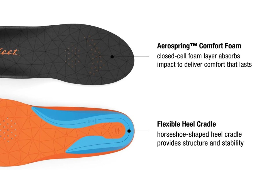 Footwear Superfeet Footbeds & Insoles | Superfeet Flex Insoles Orange