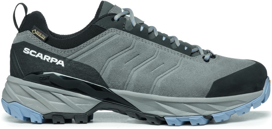 Footwear Scarpa Walking Shoes | Scarpa Womens Rush Trail Gtx Shoes - Smoke-Provence Grey