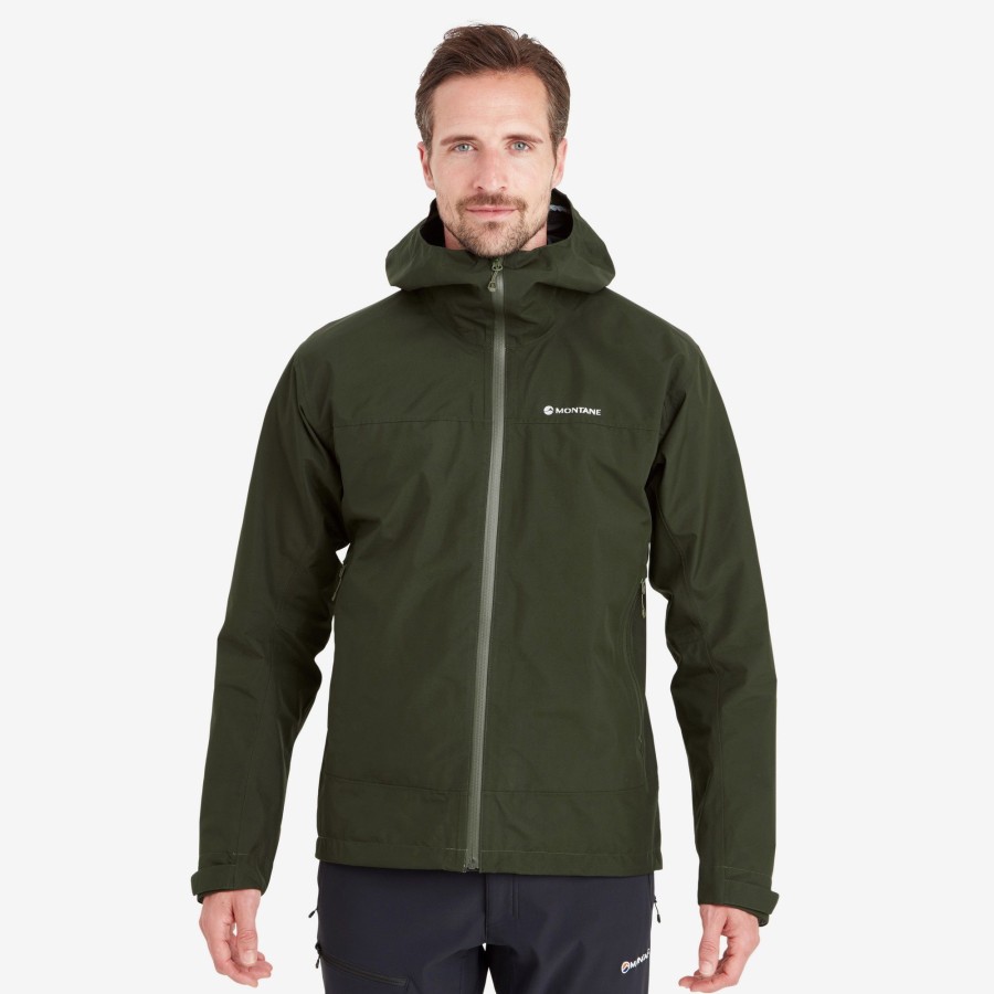 Clothing Montane Waterproof Jackets | Montane Mens Spirit Jacket - Oak Green