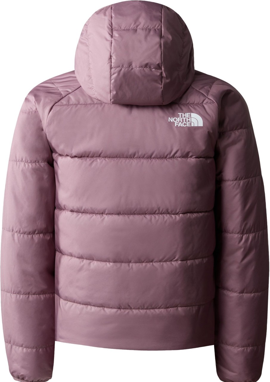 Clothing The North Face Jackets & Vests | The North Face Girls Reversible Perrito Jacket - Fawn Grey-Boysenberry