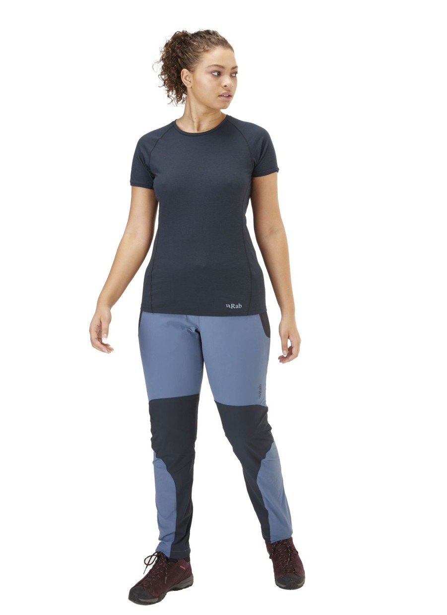 Clothing Rab Trousers & Leggings | Rab Womens Torque Pants - Bering Sea Blue