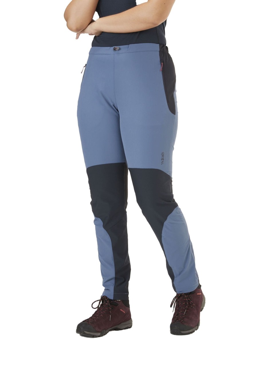 Clothing Rab Trousers & Leggings | Rab Womens Torque Pants - Bering Sea Blue