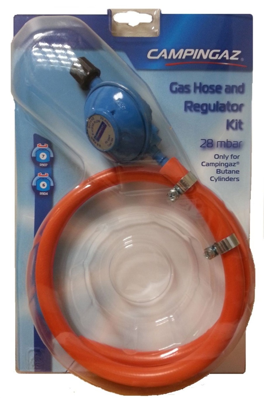 Camping Campingaz Stove Accessories | Campingaz Gas Hose And Butane Regulator Kit Blue