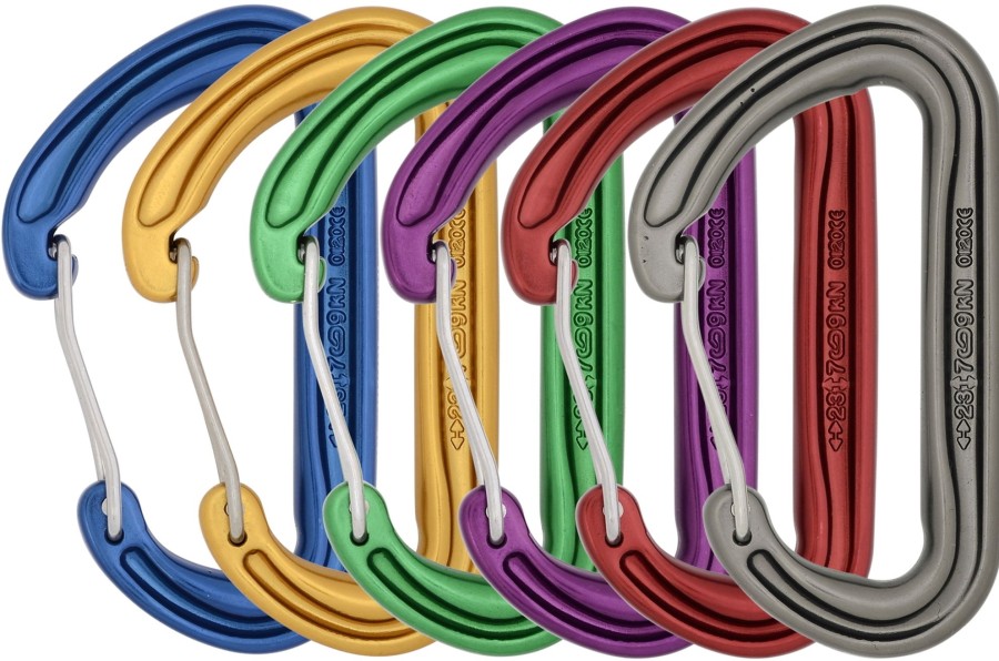 Equipment DMM Carabiners & Quickdraws | Dmm Phantom Wiregate Carabiner - Assorted Pack Blue