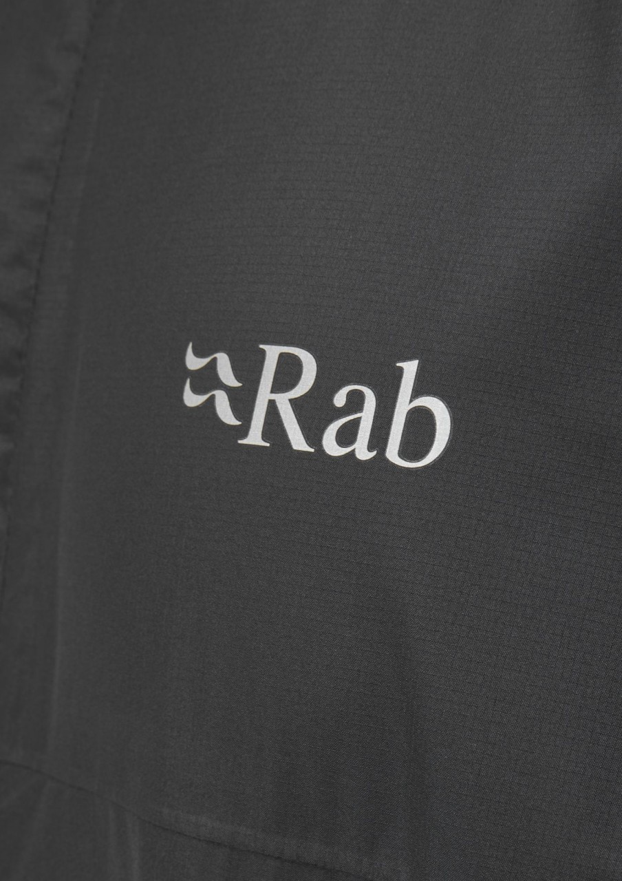 Clothing Rab Waterproof Jackets | Rab Mens Downpour Eco Jacket Black