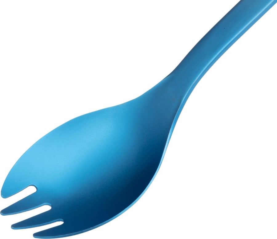 Camping Snowpeak Plates, Bowls, Cups & Utensils | Snow Peak Titanium Spork Blue