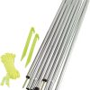 Camping Outwell Poles & Tubes | Outwell Upright Pole Set - 200Cm Silver