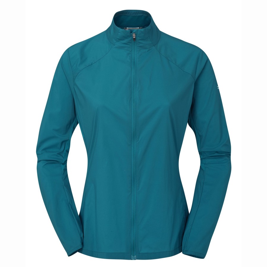 Clothing Rab Windshirts | Rab Womens Windveil Jacket - Ultramarine Blue