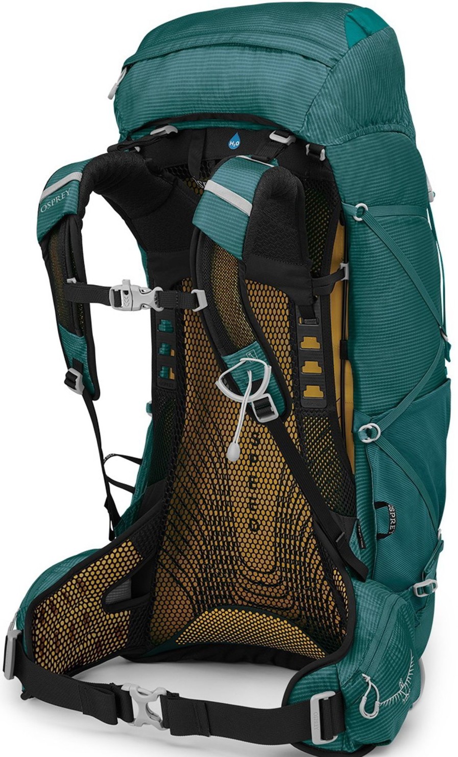 Rucksacks Osprey Fast & Light Rucksacks And Vests | Osprey Womens Eja 48 Rucksack - Deep Teal Green