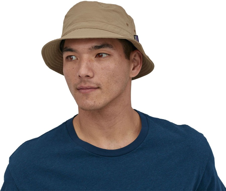 Clothing Patagonia Hats | Patagonia Wavefarer Bucket Hat - Mojave Khaki Brown