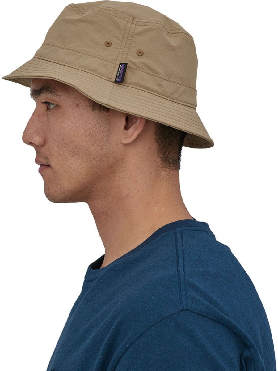 Clothing Patagonia Hats | Patagonia Wavefarer Bucket Hat - Mojave Khaki Brown