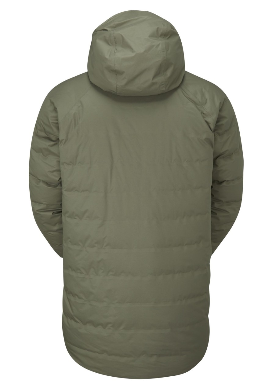 Clothing Rab Insulated Jackets | Rab Mens Valiance Jacket - Light Khaki Green