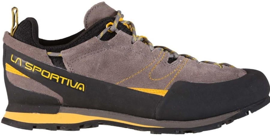 Footwear La Sportiva Approach Shoes | La Sportiva Mens Boulder X Approach Shoes Yellow Grey