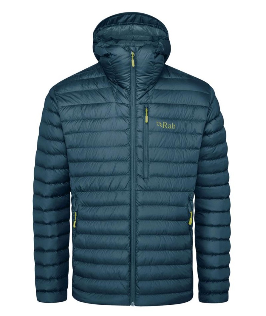 Clothing Rab Insulated Jackets | Rab Mens Microlight Alpine Jacket - Orion Blue