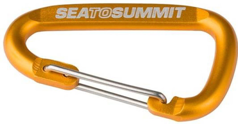 Rucksacks Sea To Summit Buckles & Straps | Sea To Summit Accessory Carabiner - Burnt Ochre Orange