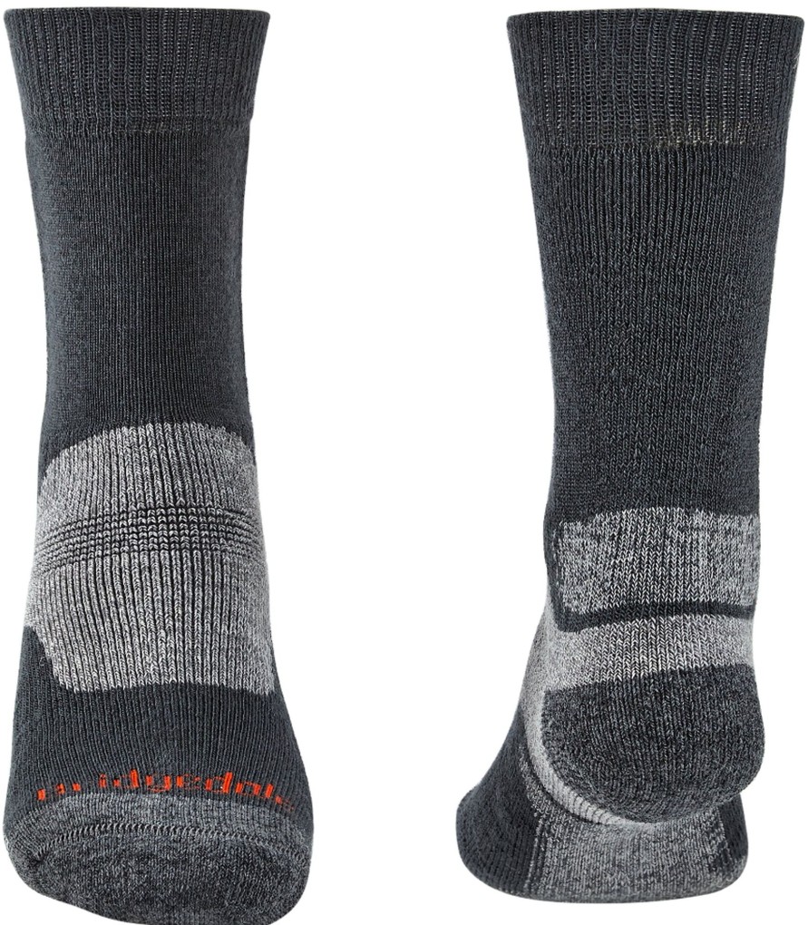 Clothing Bridgedale Socks | Bridgedale Mens Hike Midweight Merino Socks - Gunmetal Grey