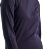 Clothing Icebreaker T Shirts & Base Layers | Icebreaker Womens 200 Oasis Long Sleeved Crewe Top - Midnight Navy Blue