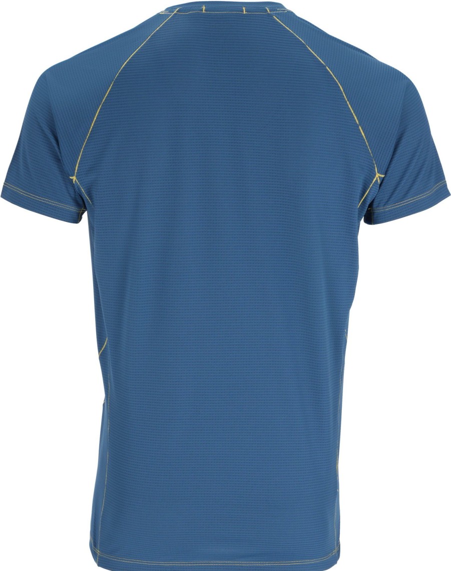 Clothing Rab T Shirts & Base Layers | Rab Mens Sonic Short Sleeved Tee - Nightfall Blue