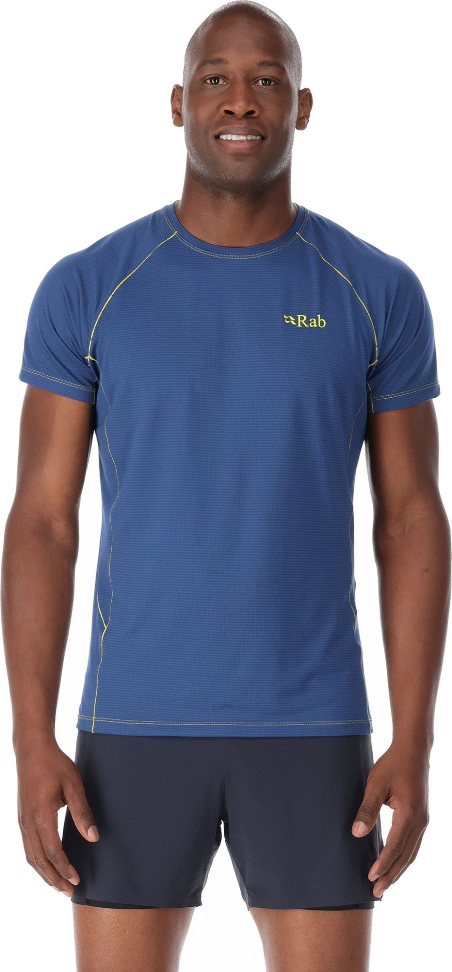 Clothing Rab T Shirts & Base Layers | Rab Mens Sonic Short Sleeved Tee - Nightfall Blue