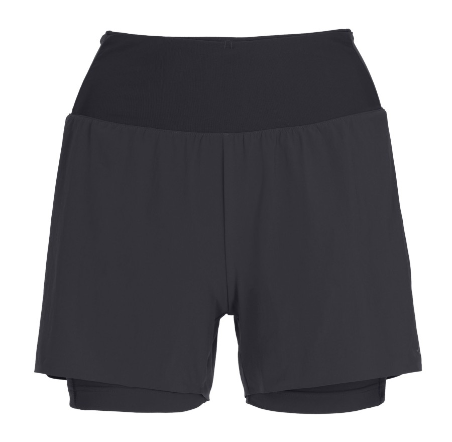 Clothing Rab Shorts | Rab Womens Talus Ultra Shorts - Ebony Black