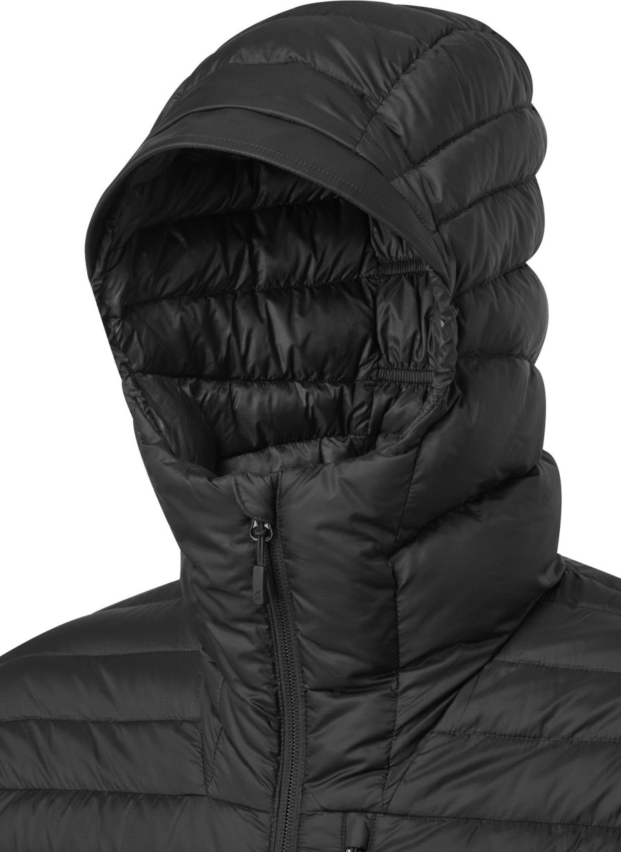 Clothing Rab Insulated Jackets | Rab Mens Microlight Alpine Jacket Black