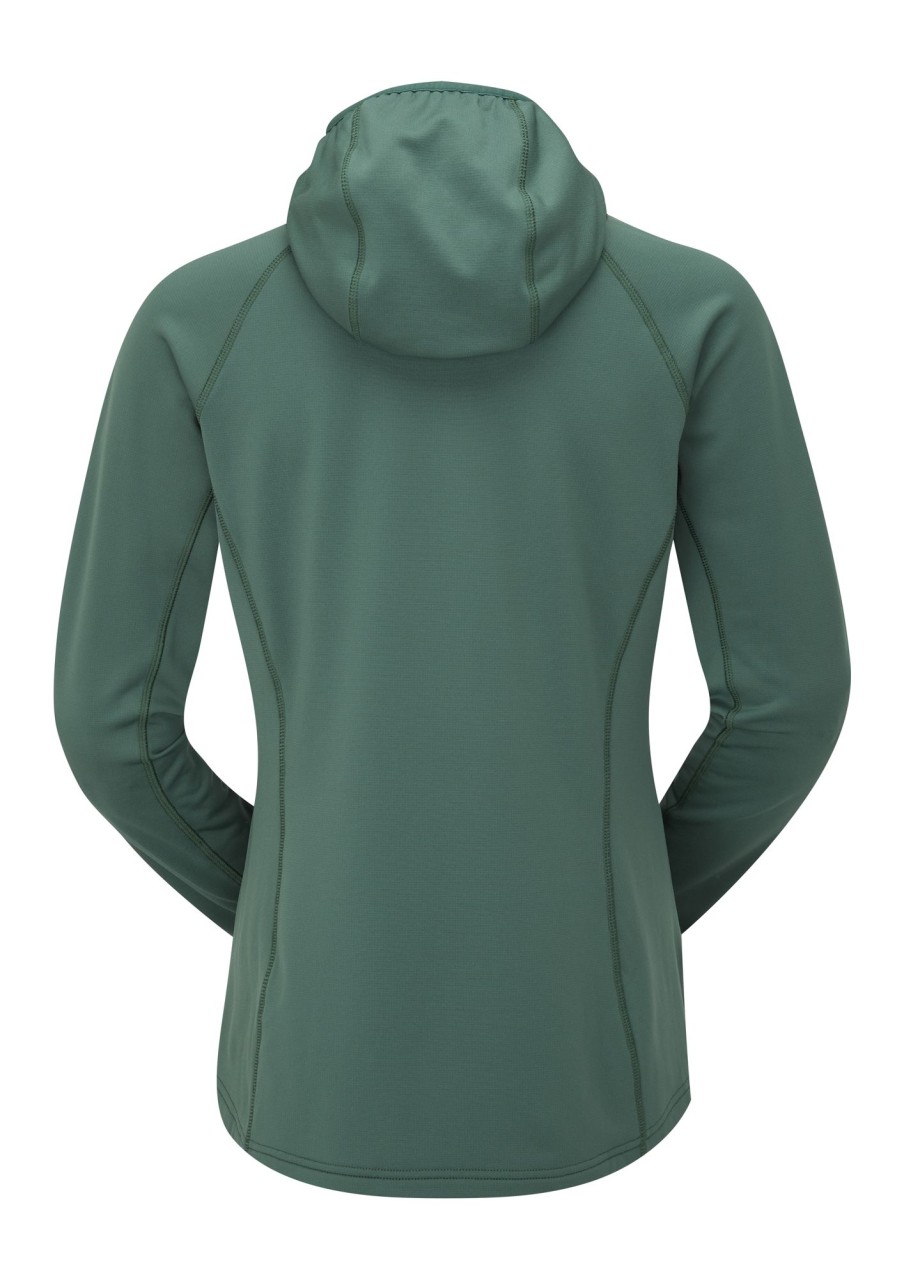 Clothing Rab Fleece & Mid Layer | Rab Womens Superflux Hoody Slate Green