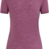 Clothing Icebreaker T Shirts & Base Layers | Icebreaker Womens Sphere Ii Short Sleeved Scoop Tee - Go Berry Heather Purple