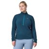 Clothing Patagonia Fleece & Mid Layer | Patagonia Womens R1 Air Zip Neck - Lagom Blue