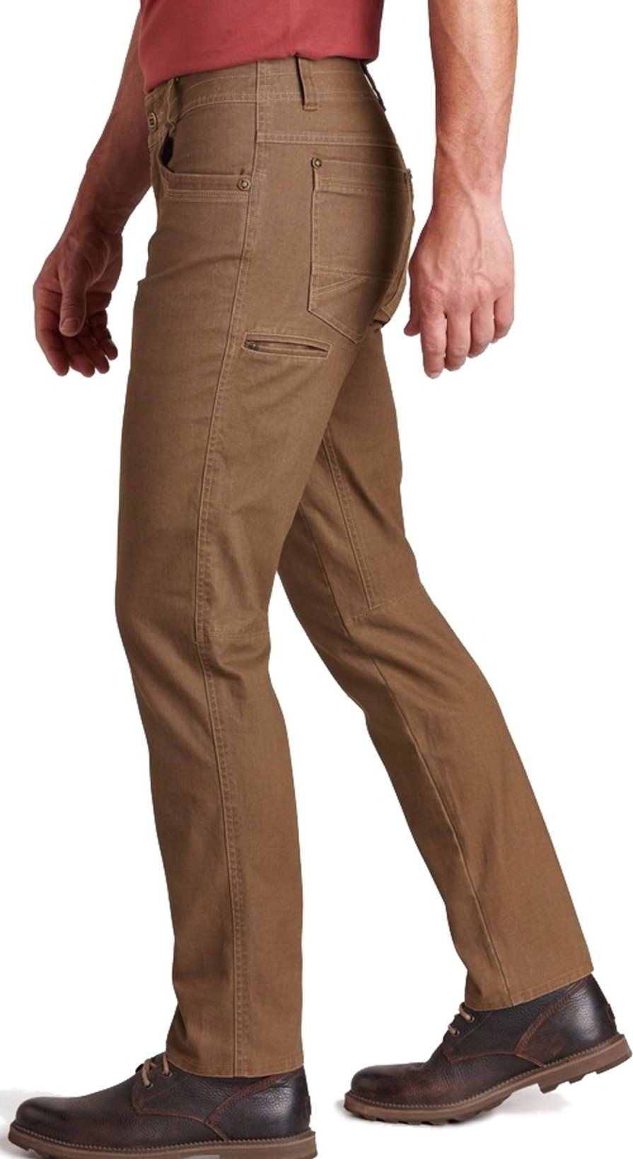 Clothing Kuhl Trousers & Leg Wear | Kuhl Mens Law Jean - Regular Leg - Dark Khaki Brown