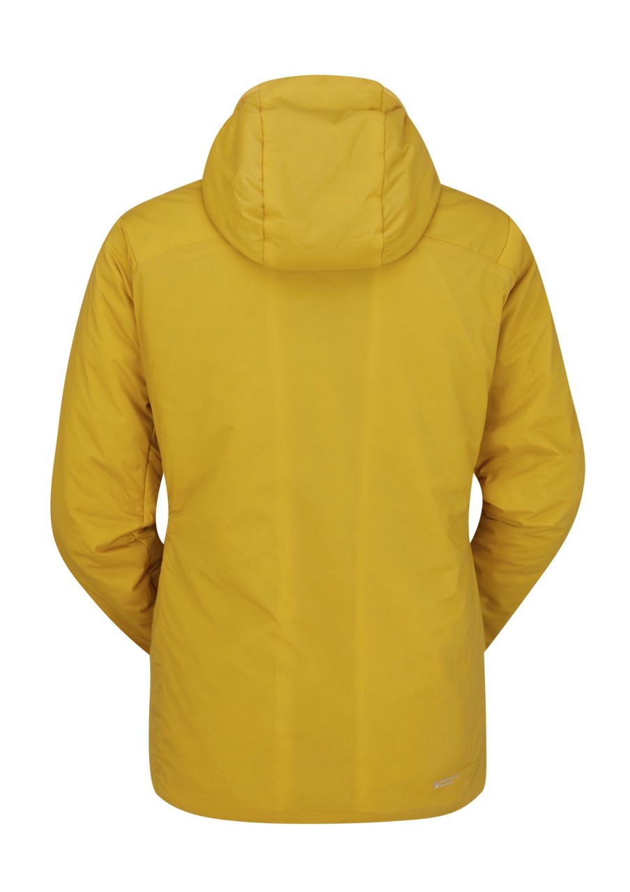 Clothing Rab Insulated Jackets | Rab Womens Xenair Alpine Light Jacket - Sahara Yellow