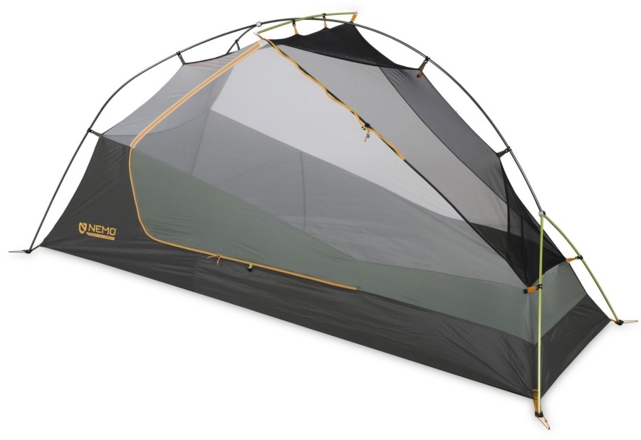 Camping Nemo Backpacking & Lightweight Tents | Nemo Dragonfly Osmo Bikepack 1P Tent Green