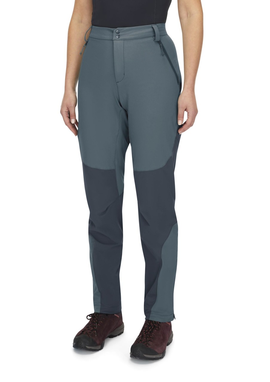 Clothing Rab Trousers & Leggings | Rab Womens Torque Mountain Pants - Orion Tempest Blue