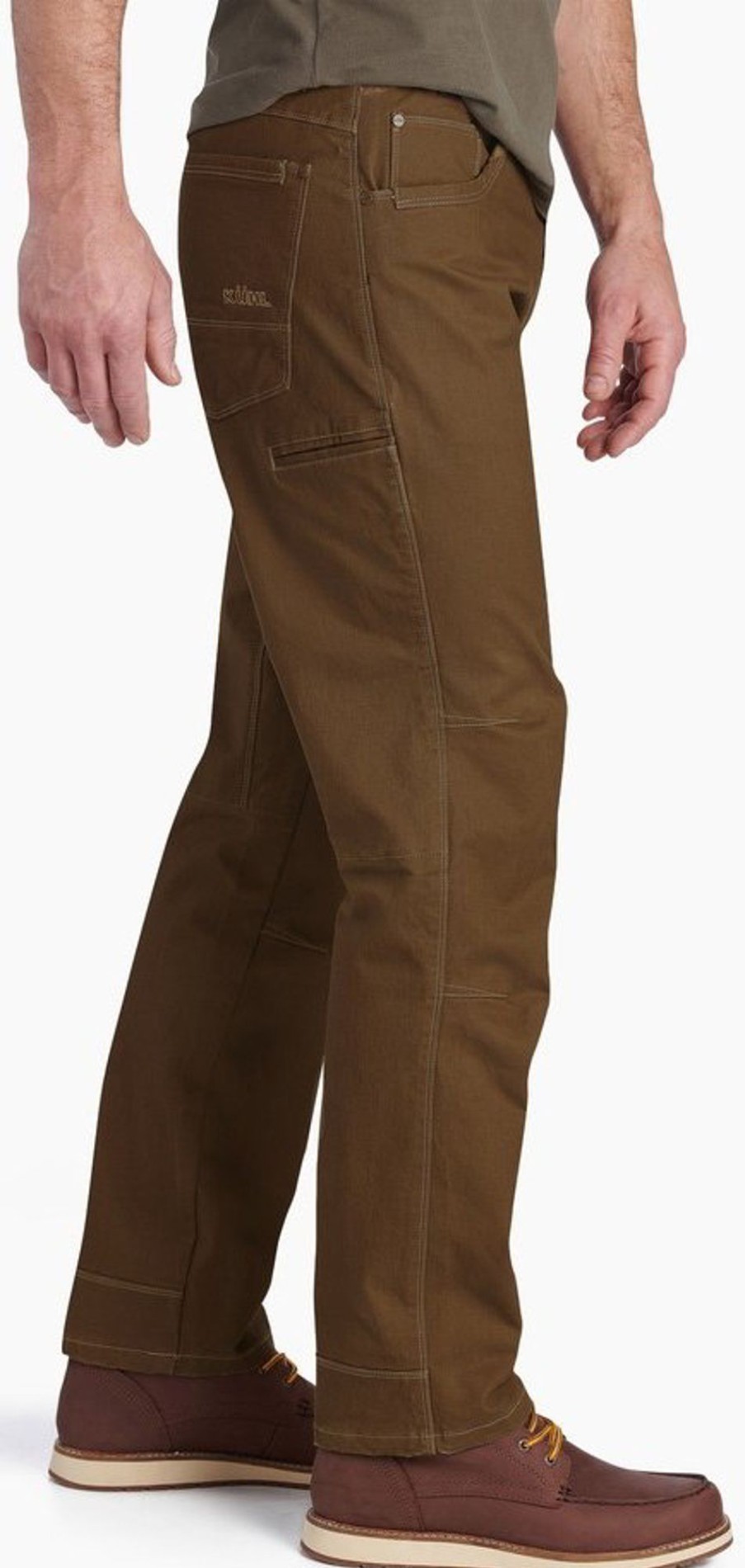 Clothing Kuhl Trousers & Leg Wear | Kuhl Mens Rydr Pant - Long Leg - Dark Khaki Brown