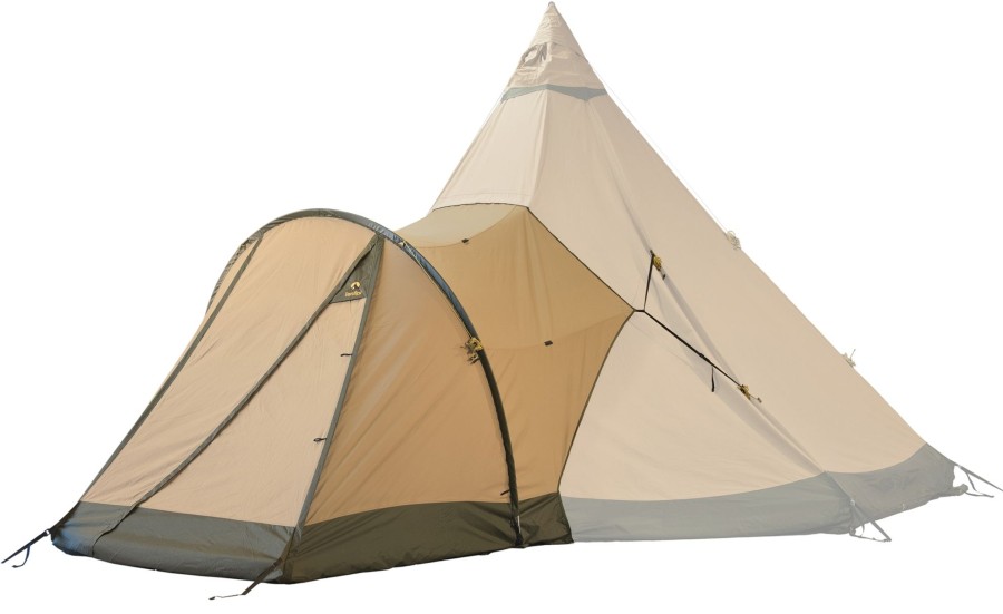 Camping Tentipi Extensions & Canopies | Tentipi Porch 7 Cp Brown