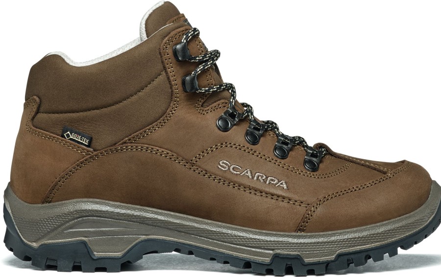 Footwear Scarpa Mid Height Boots | Scarpa Womens Cyrus Mid Gtx Shoes Brown