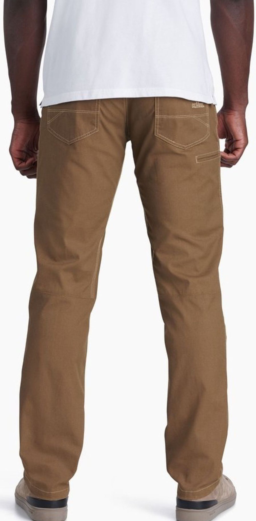 Clothing Kuhl Trousers & Leg Wear | Kuhl Mens Kanvus Jean - Regular Leg - Dark Khaki Brown