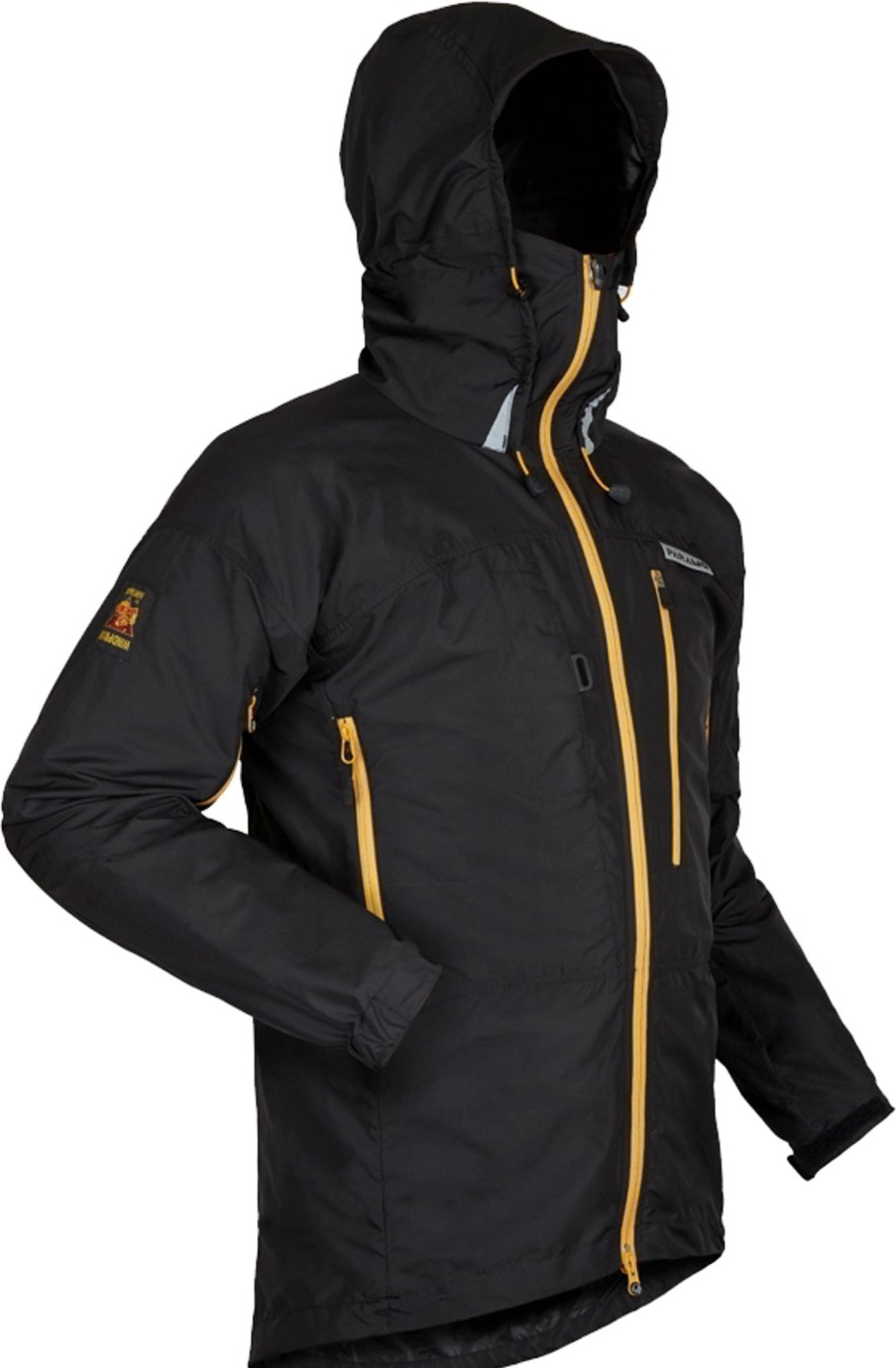 Clothing Paramo Windshirts | Paramo Mens Enduro Windproof Jacket Gold Zip Black