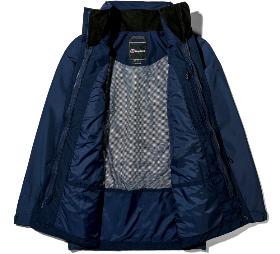 Clothing Berghaus Waterproof Jackets | Berghaus Womens Glissade Jacket Ia - Dusk Blue