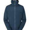 Clothing Rab Softshell Jackets | Rab Mens Kinetic 2.0 Jacket Night Blue