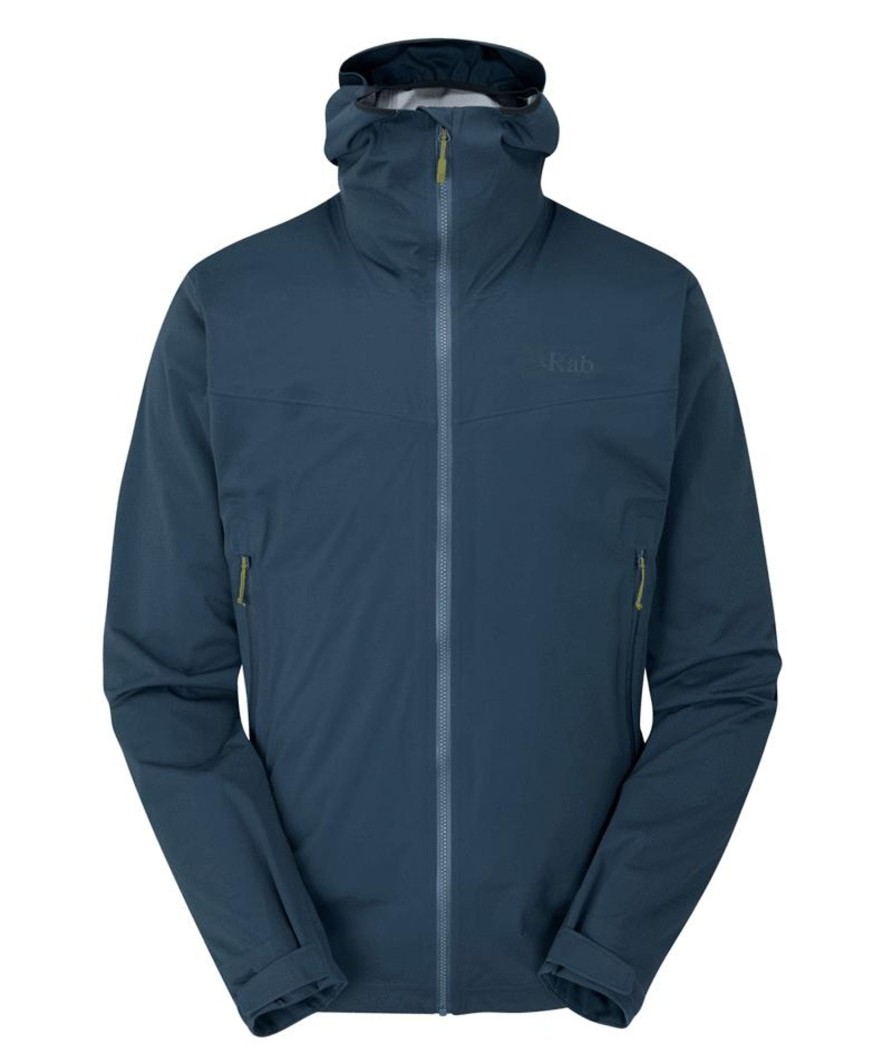 Clothing Rab Softshell Jackets | Rab Mens Kinetic 2.0 Jacket Night Blue