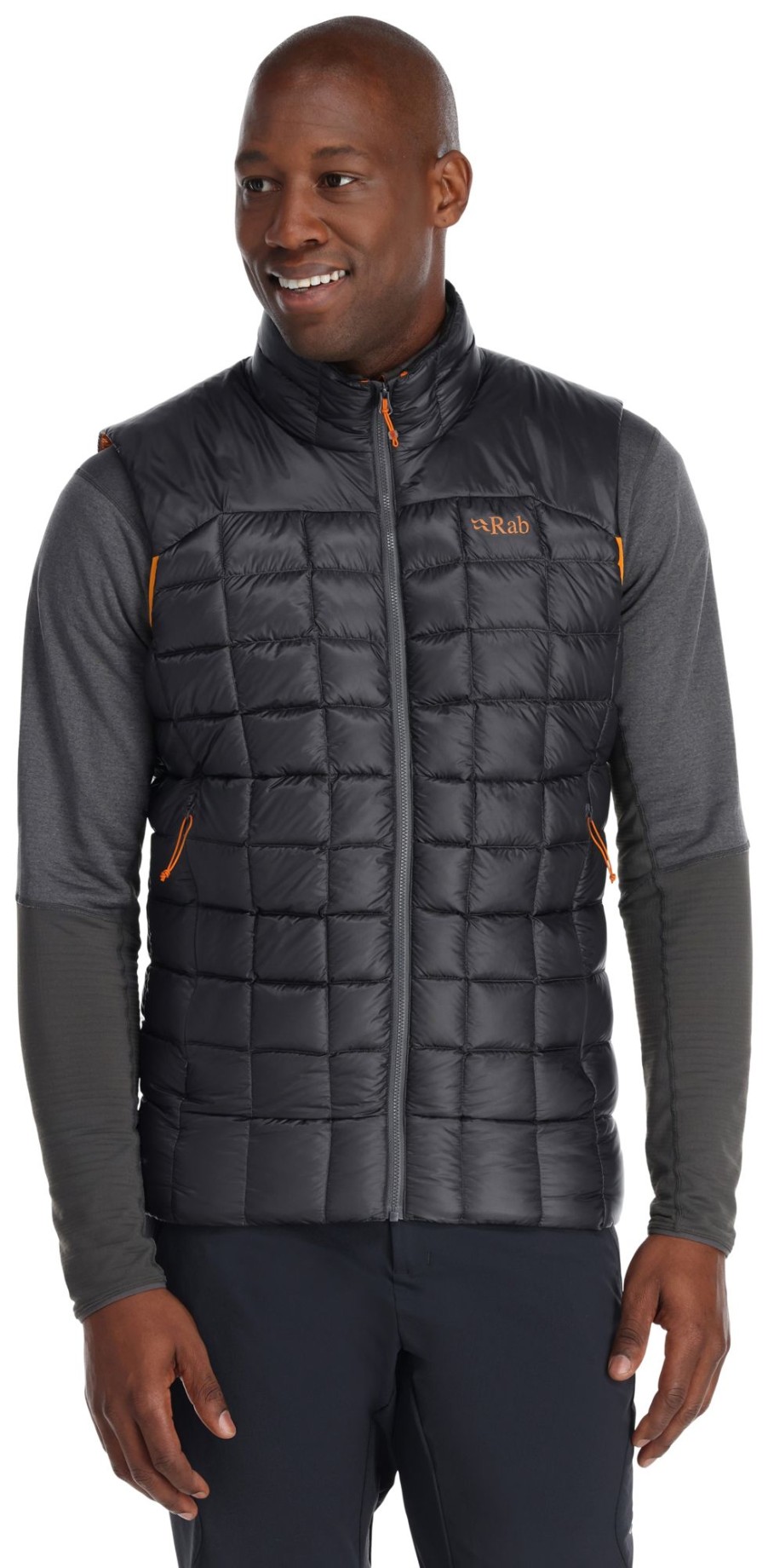 Clothing Rab Vests & Gilets | Rab Mens Mythic Vest - Graphene Grey