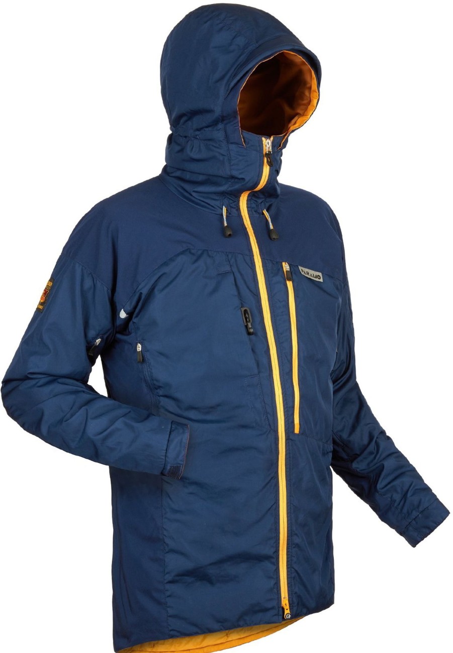 Clothing Paramo Waterproof Jackets | Paramo Mens Enduro Waterproof Jacket - Midnight-Gold Zip Blue