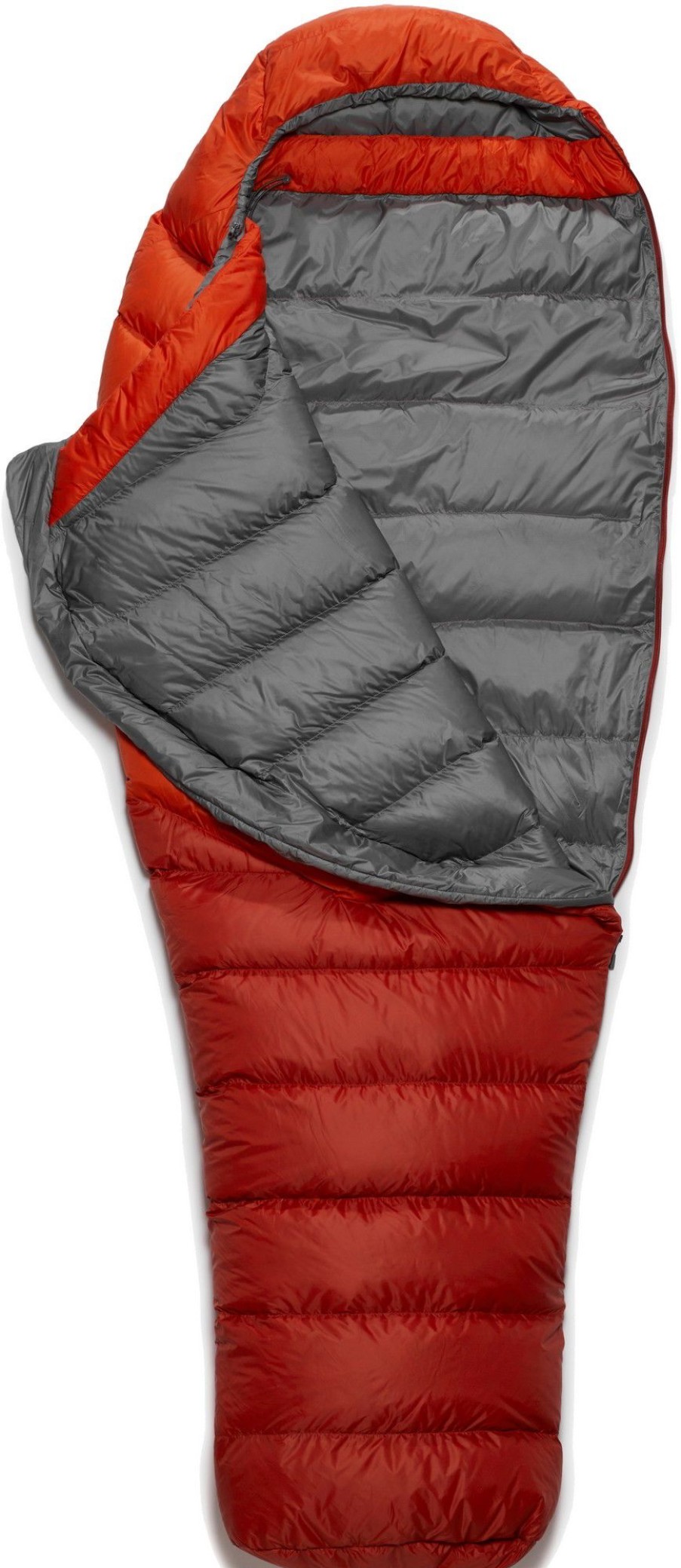 Camping Rab Backpacking & Lightweight Sleeping Bags | Rab Alpine 200 Sleeping Bag - Left-Hand Zip - Firecracker Red