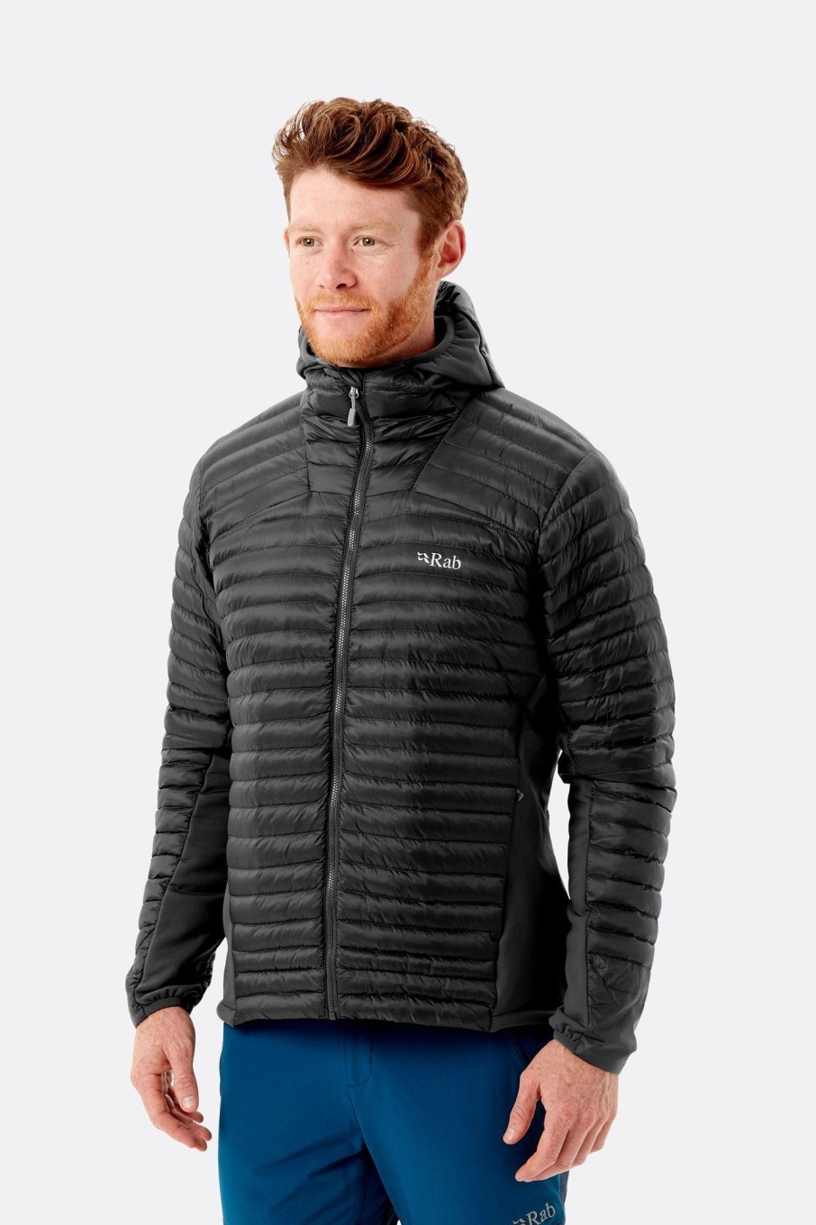 Clothing Rab Insulated Jackets | Rab Mens Cirrus Flex 2.0 Hoody Black